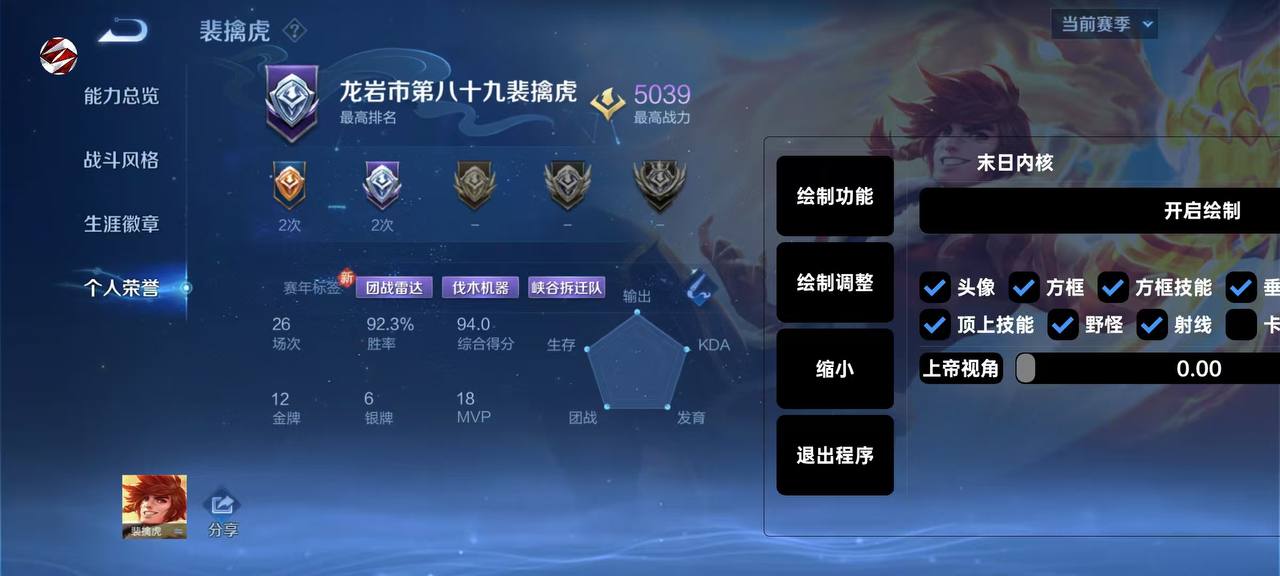 王者荣耀巅峰辅助科技